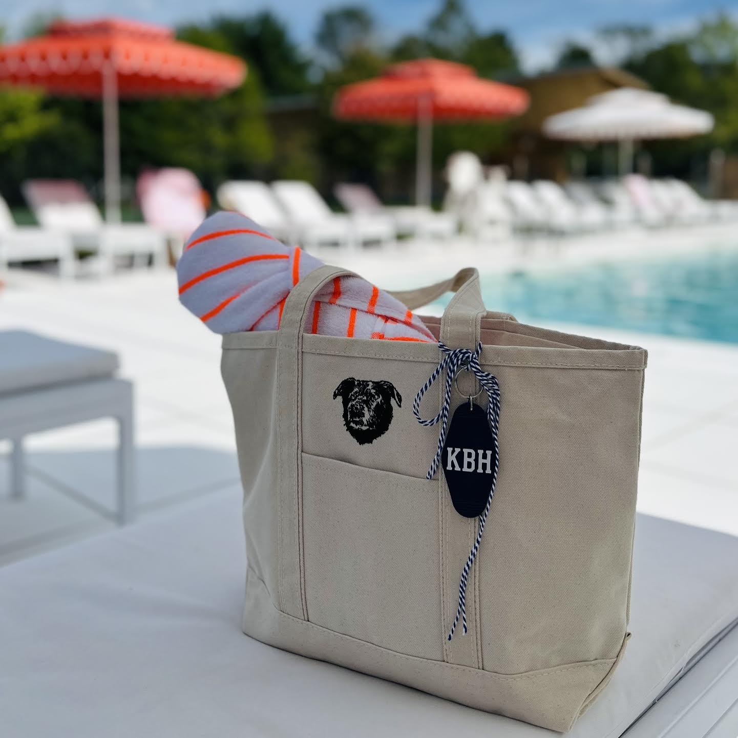 The Bear Bag - Medium Canvas Tote