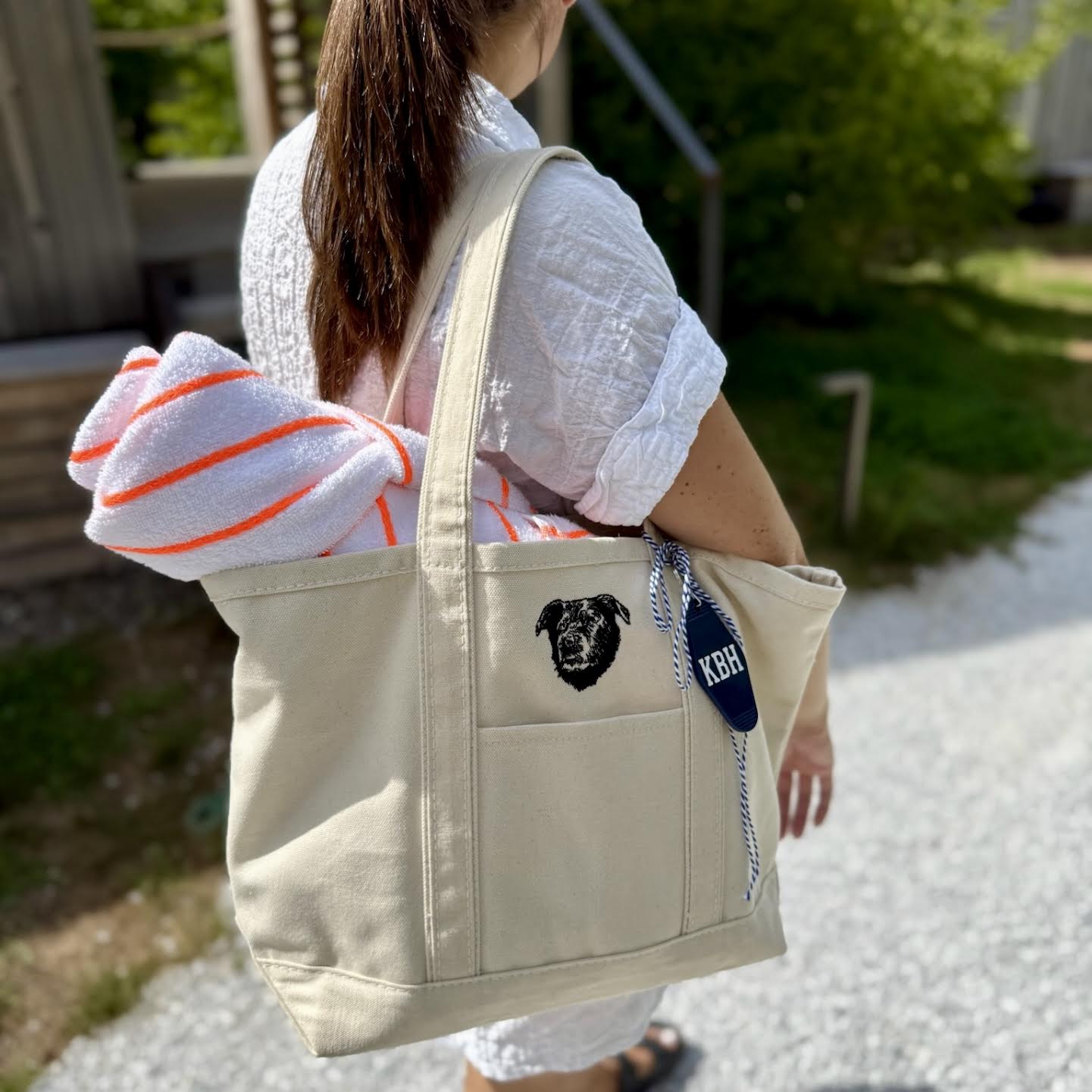 The Bear Bag - Medium Canvas Tote